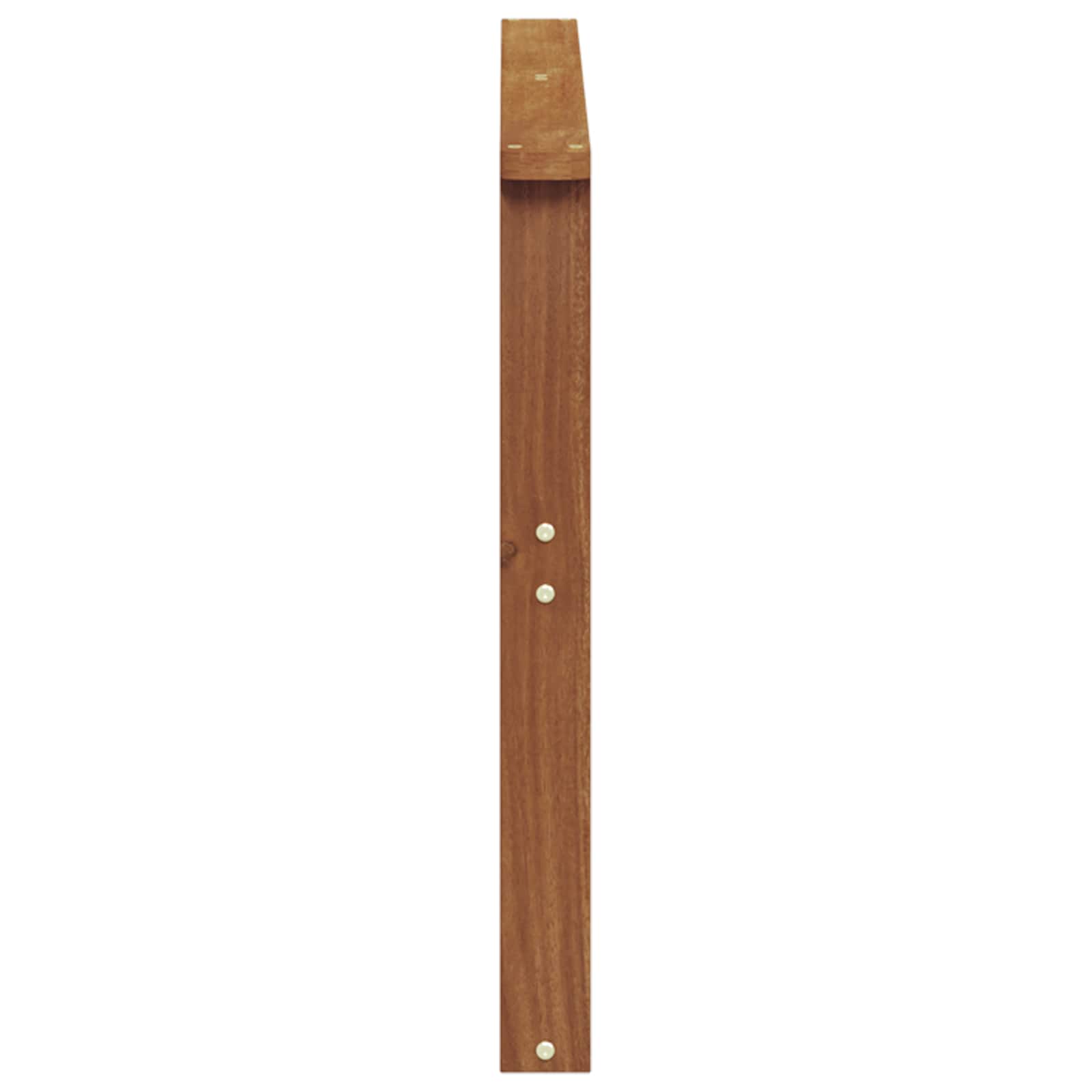 Armleuning 2 st Naturel 80 x 6 x 61 cm Massief Acaciahout image 6