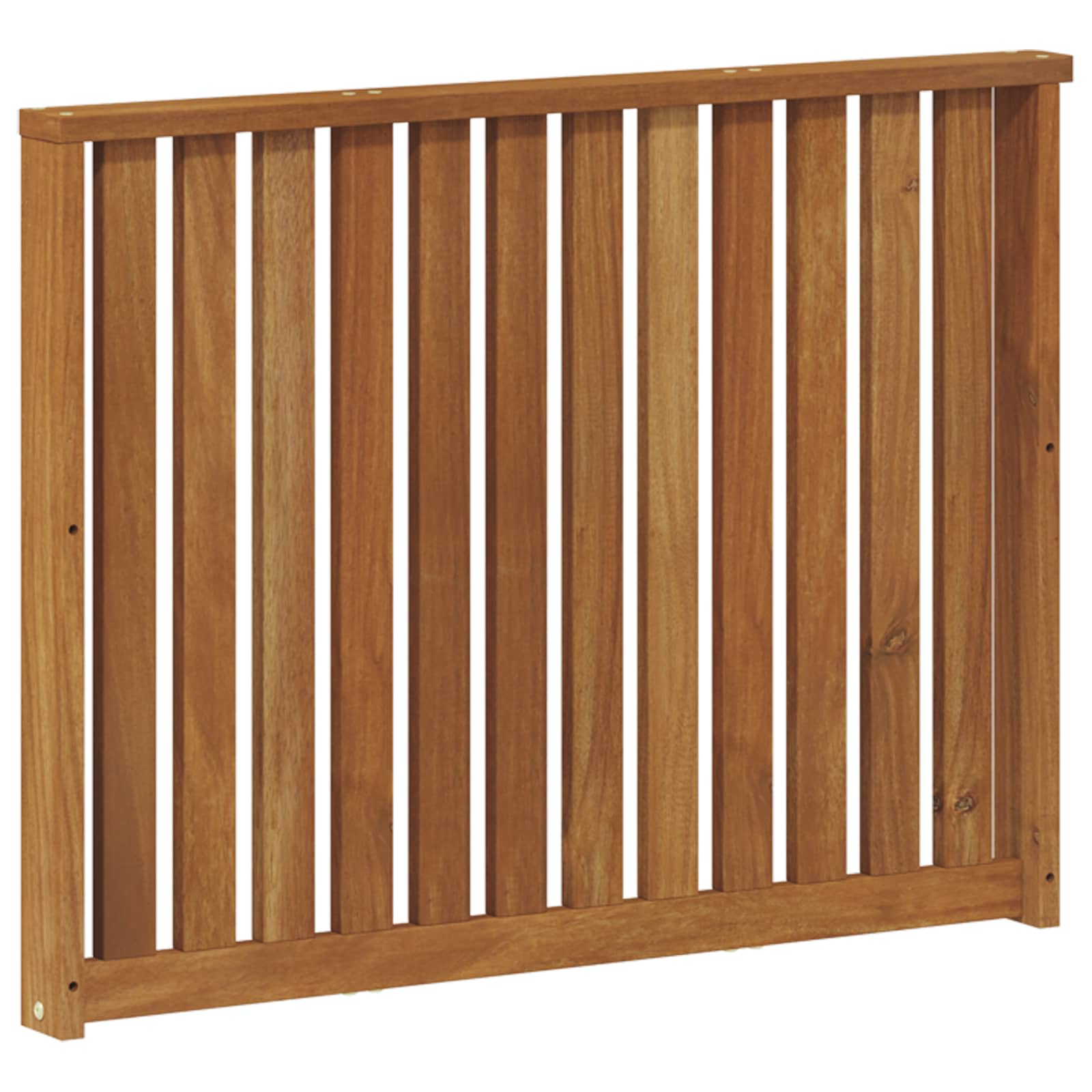 Armleuning 2 st Naturel 80 x 6 x 61 cm Massief Acaciahout image 4
