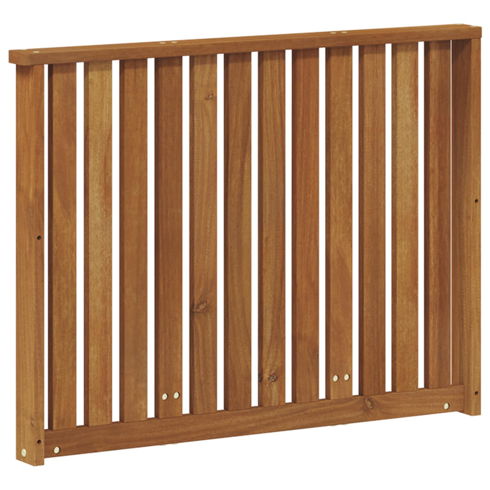 Armleuning 2 st Naturel 80 x 6 x 61 cm Massief Acaciahout image 7