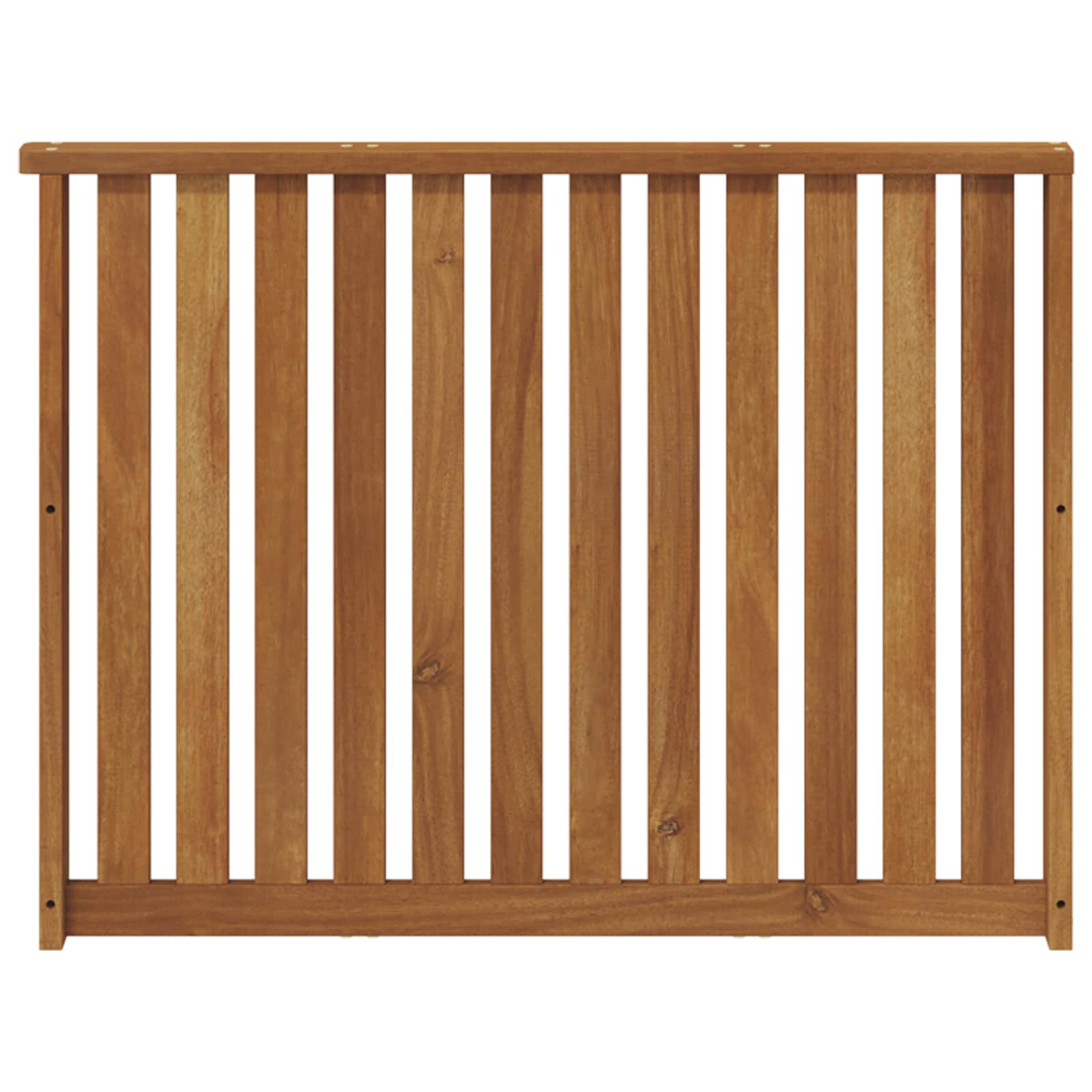 Armleuning 2 st Naturel 80 x 6 x 61 cm Massief Acaciahout image 5