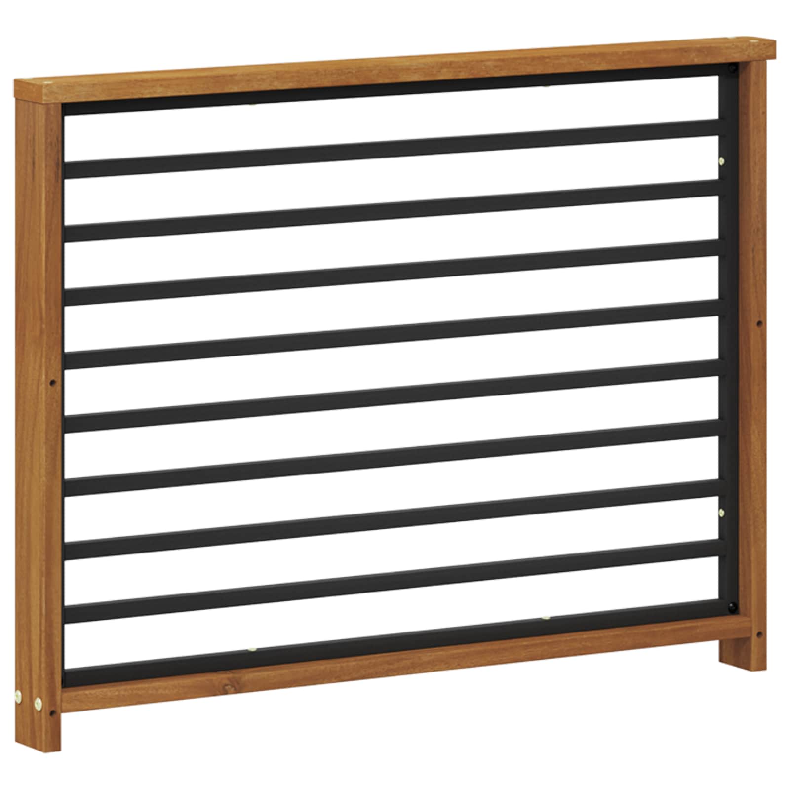 Armleuning 2 st Naturel 80 x 6 x 61 cm Massief Acaciahout image 7