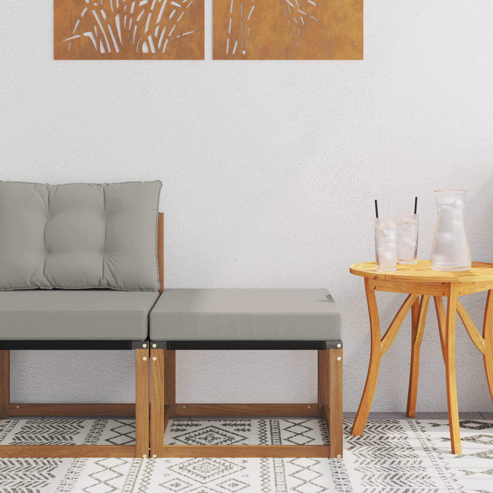 vidaXL Taburet pentru exterior