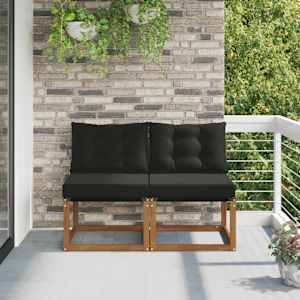 2 Kos Zunanja srednja sofa