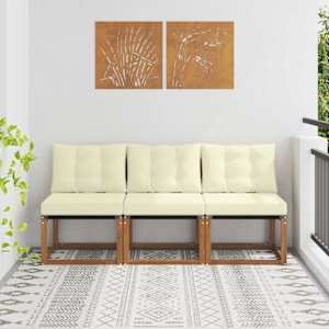 3 Kos Zunanja srednja sofa