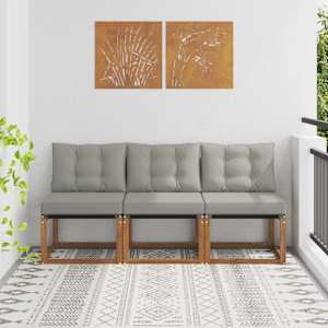 3 Kos Zunanja srednja sofa