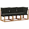 vidaXL 3 tk Aed ja nurga diivan Neutraalne