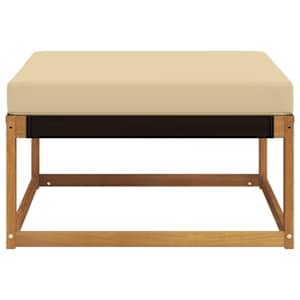 Outdoor Hocker Masivní akáciové dřevo a Textilene Přírodní - obrázek 5