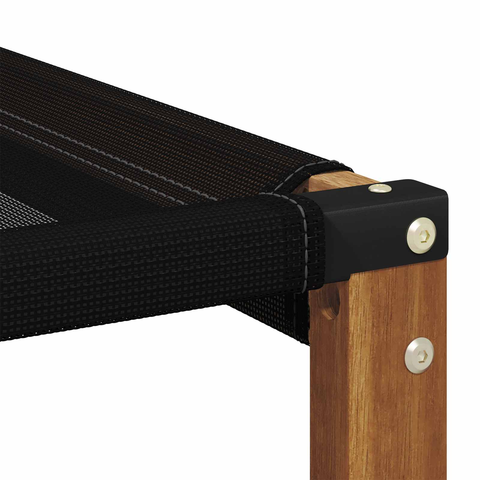 Sectie Sofa Eenheden Massief Acaciahout Naturel image 8