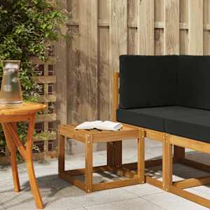 Stolček klop Naravna 43 x 43 x 37 cm Masiven les akacije