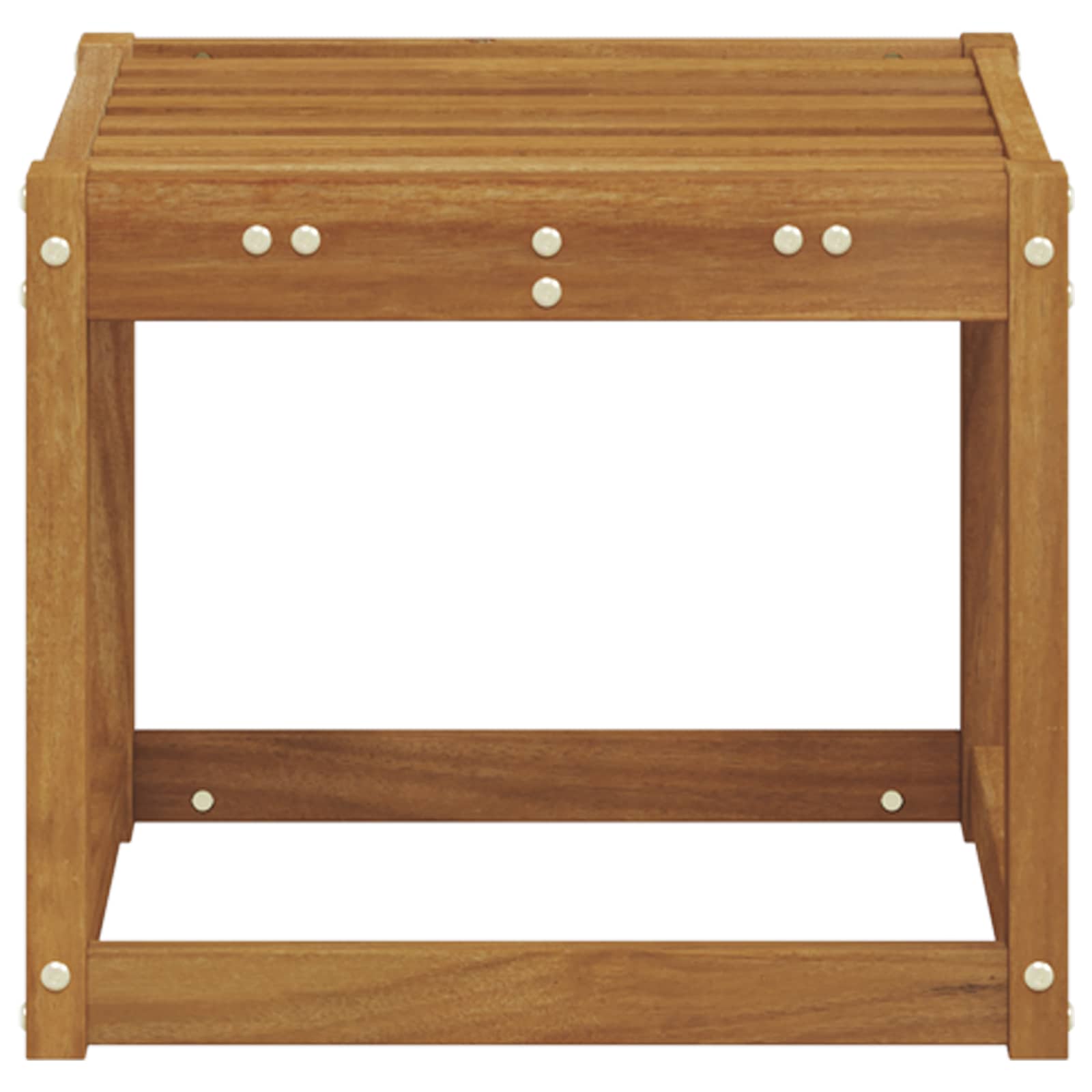 Stoelbank Naturel 43 x 43 x 37 cm Massief Acaciahout image 5