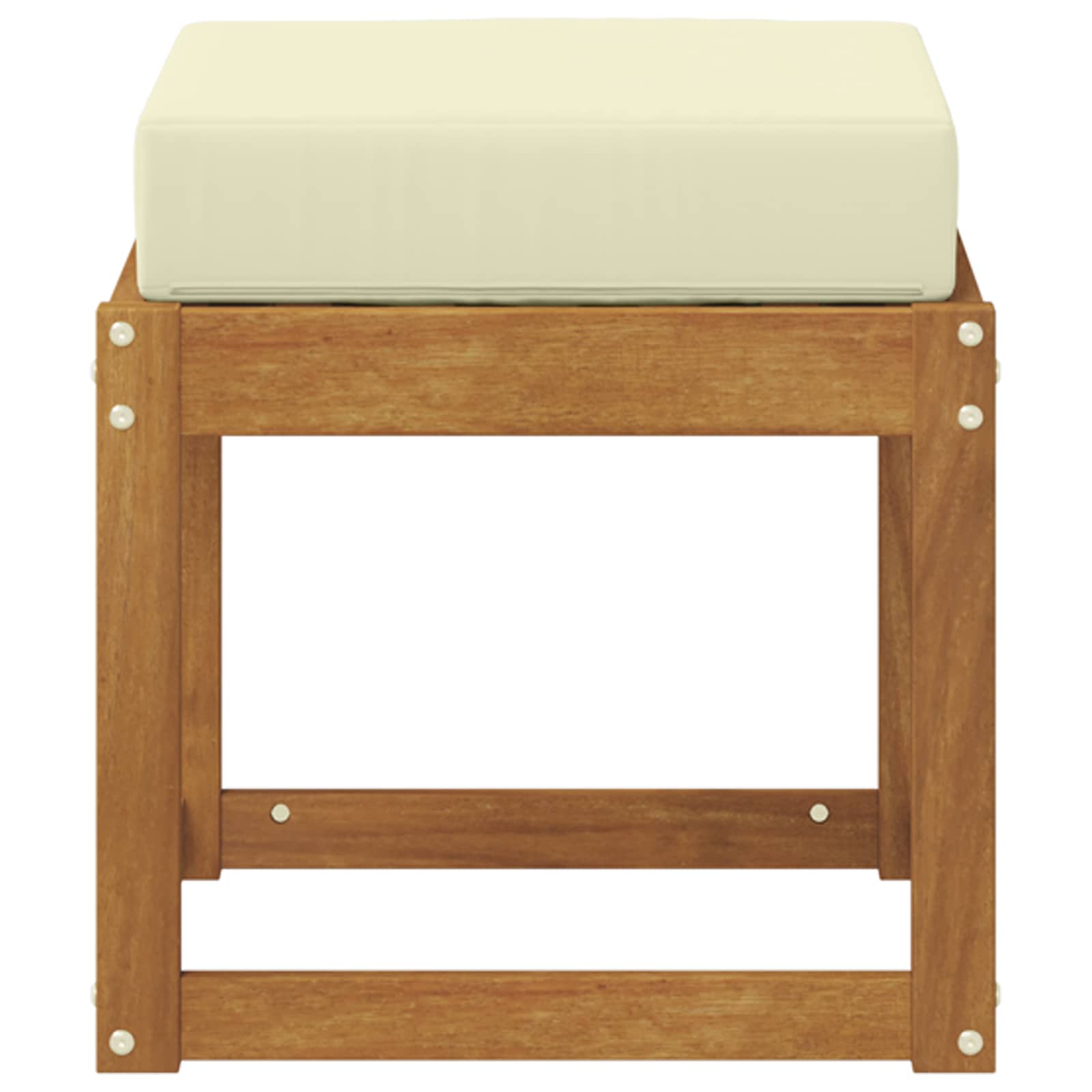 Buitenstoolbank Massief Acaciahout Naturel image 3