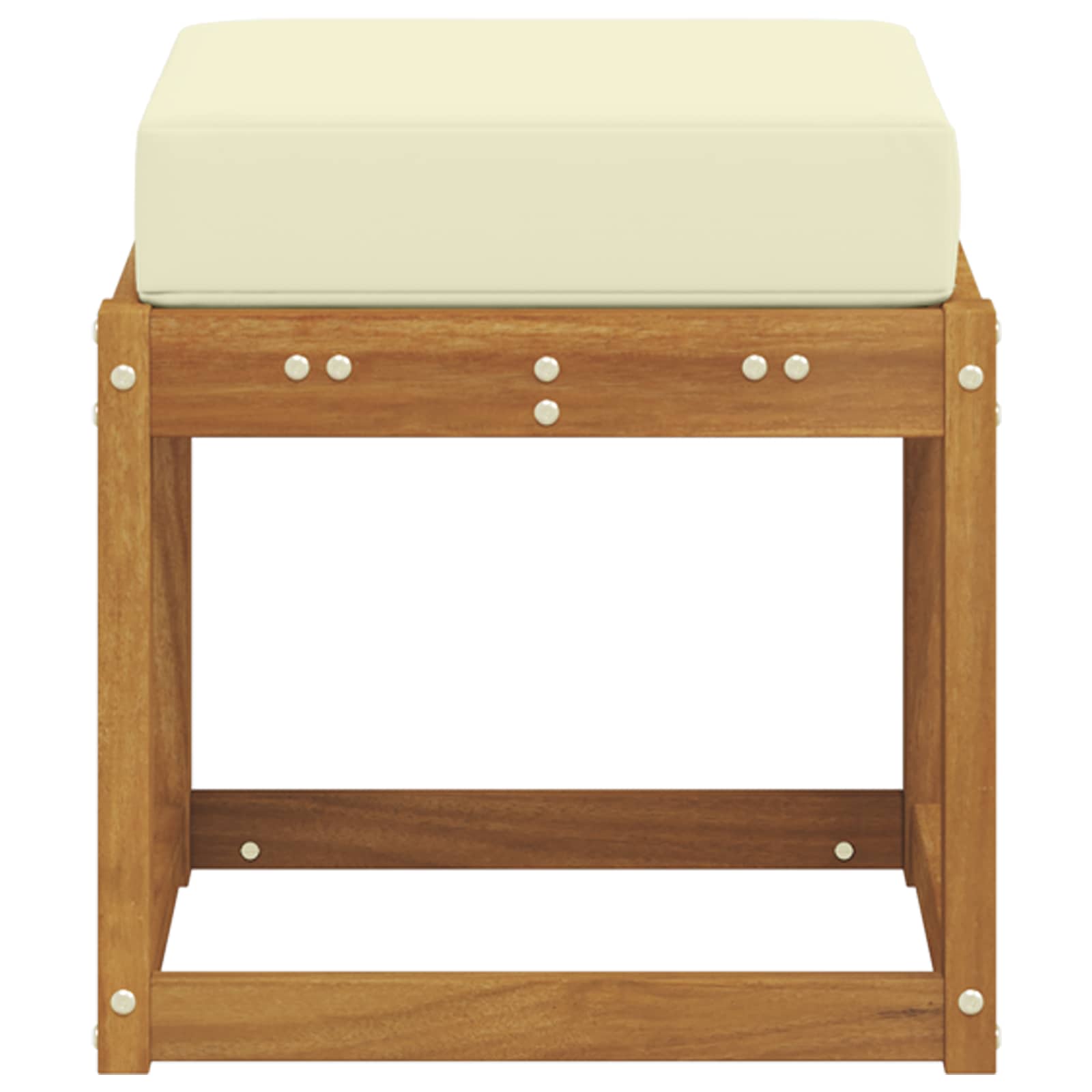 Buitenstoolbank Massief Acaciahout Naturel image 4