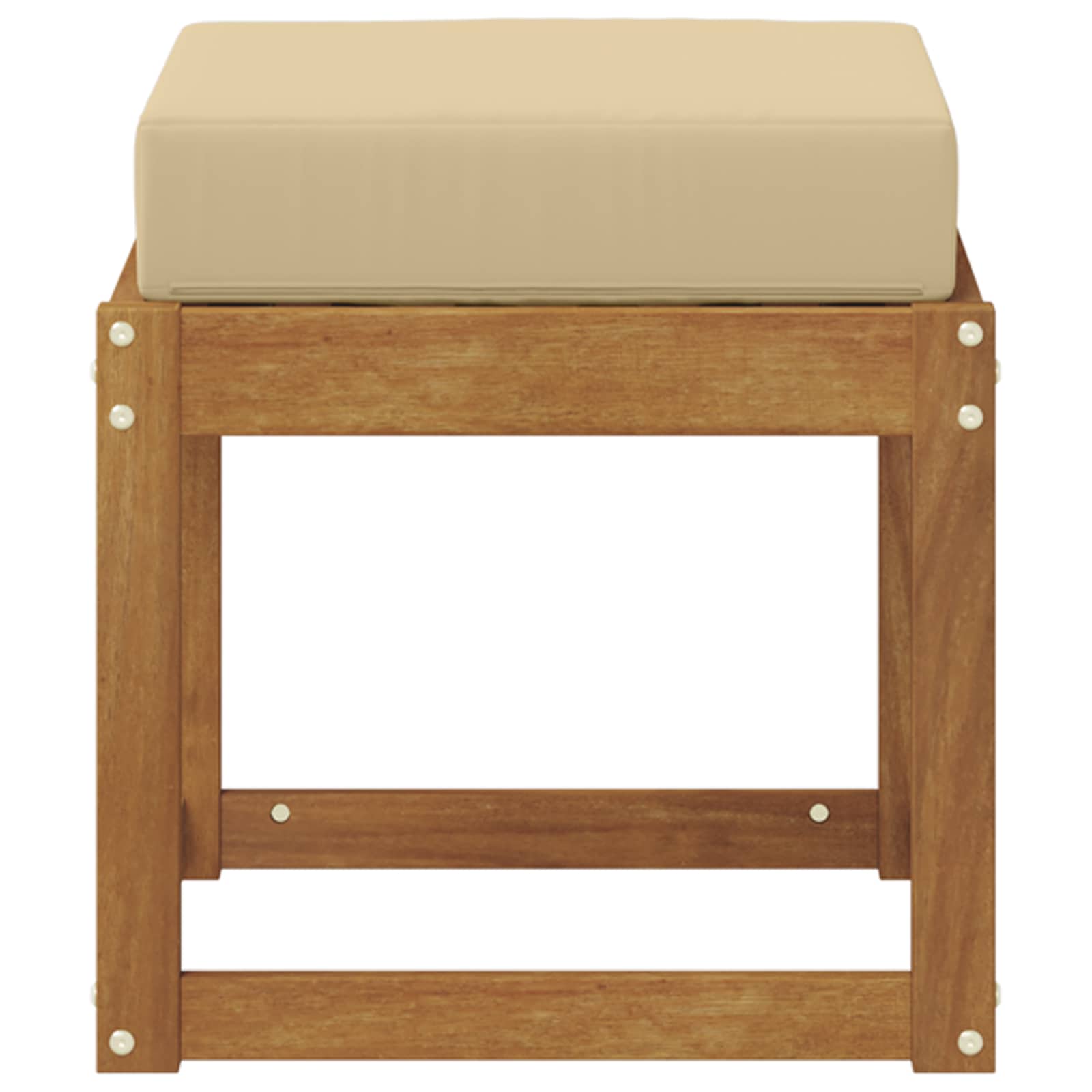 Buitenstoolbank Massief Acaciahout Naturel image 3