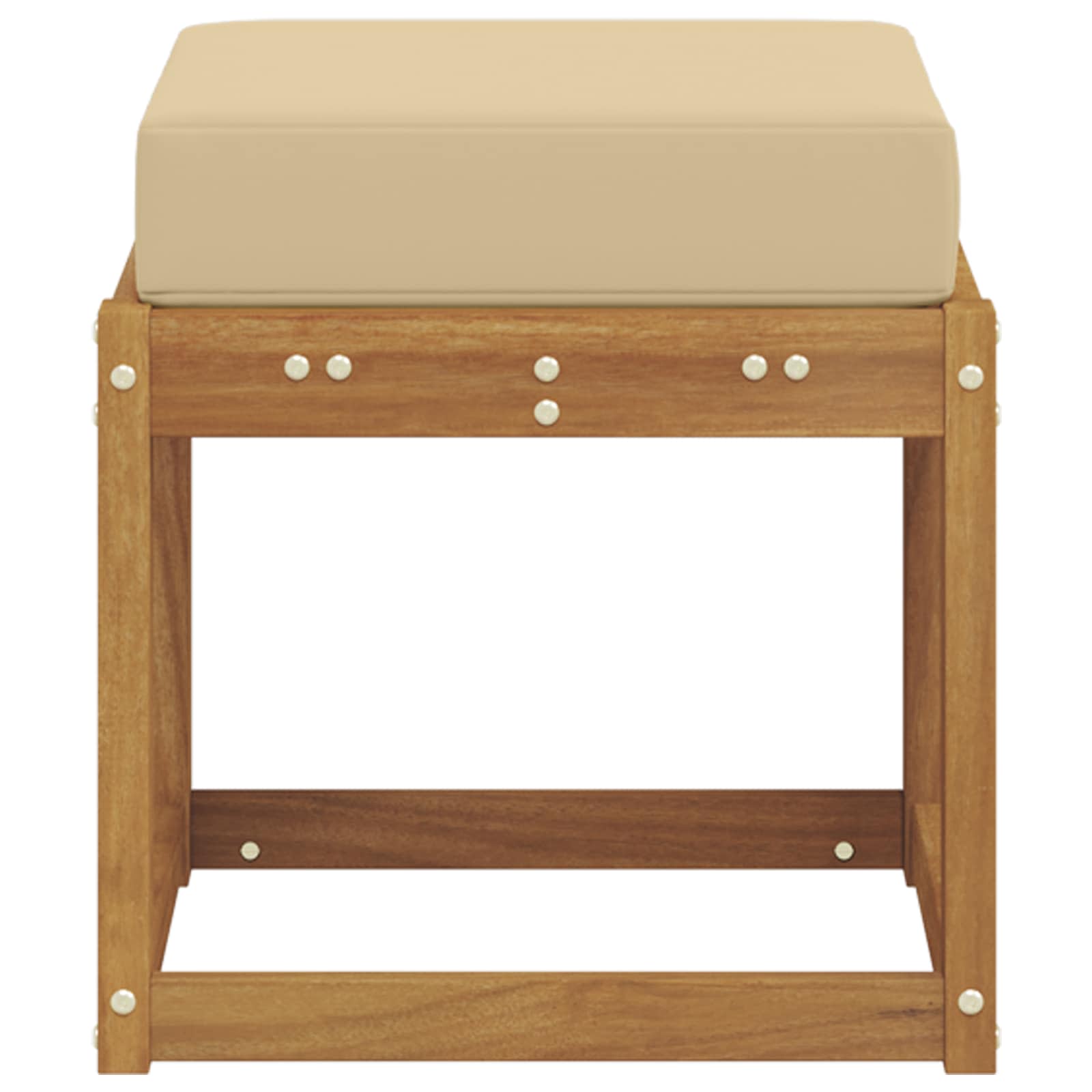 Buitenstoolbank Massief Acaciahout Naturel image 4