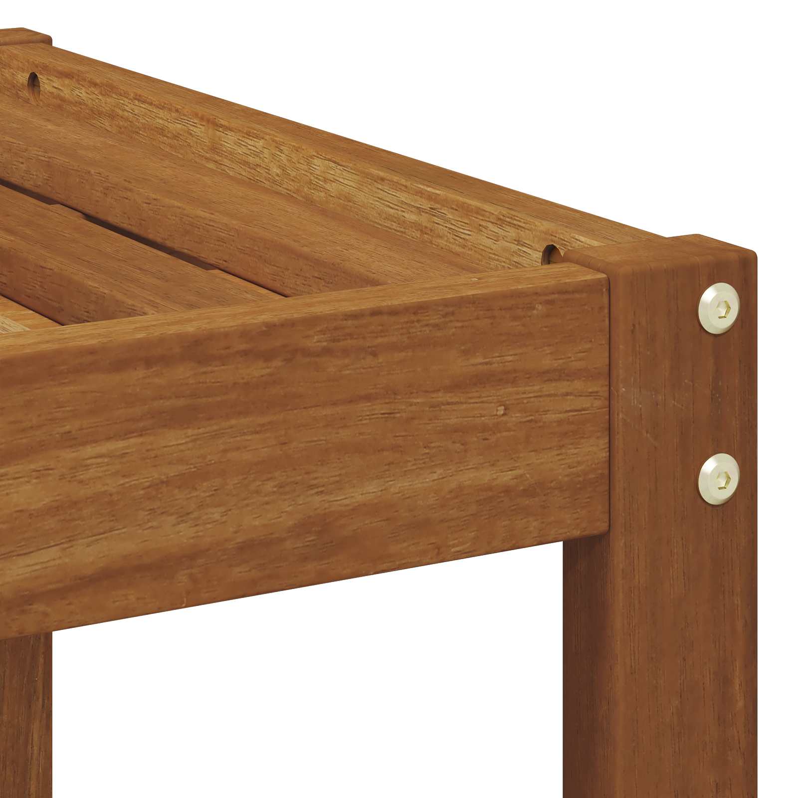 Buitenstoelbank Naturel 79 x 43 x 37 cm Massief Acaciahout image 7