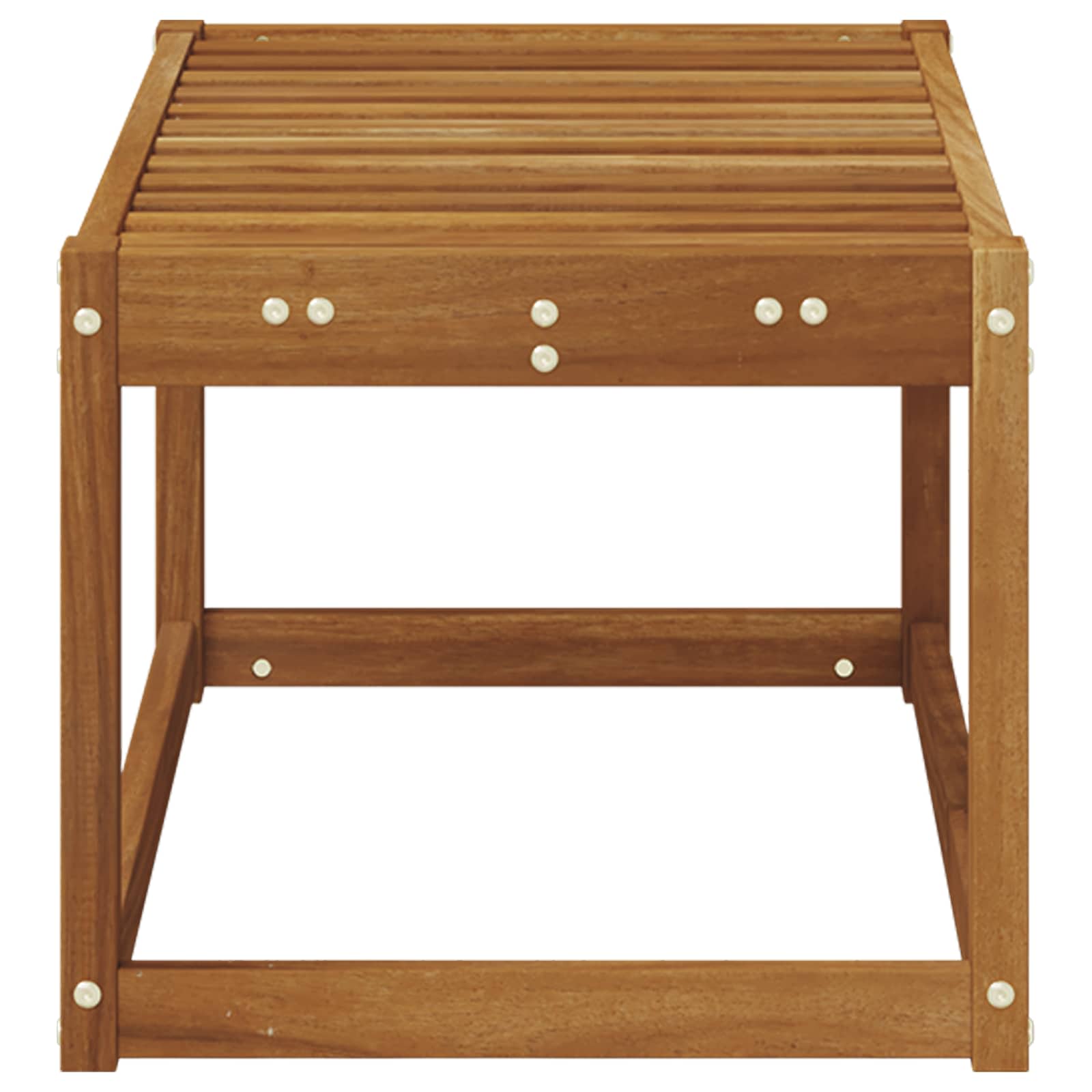 Buitenstoelbank Naturel 79 x 43 x 37 cm Massief Acaciahout image 5