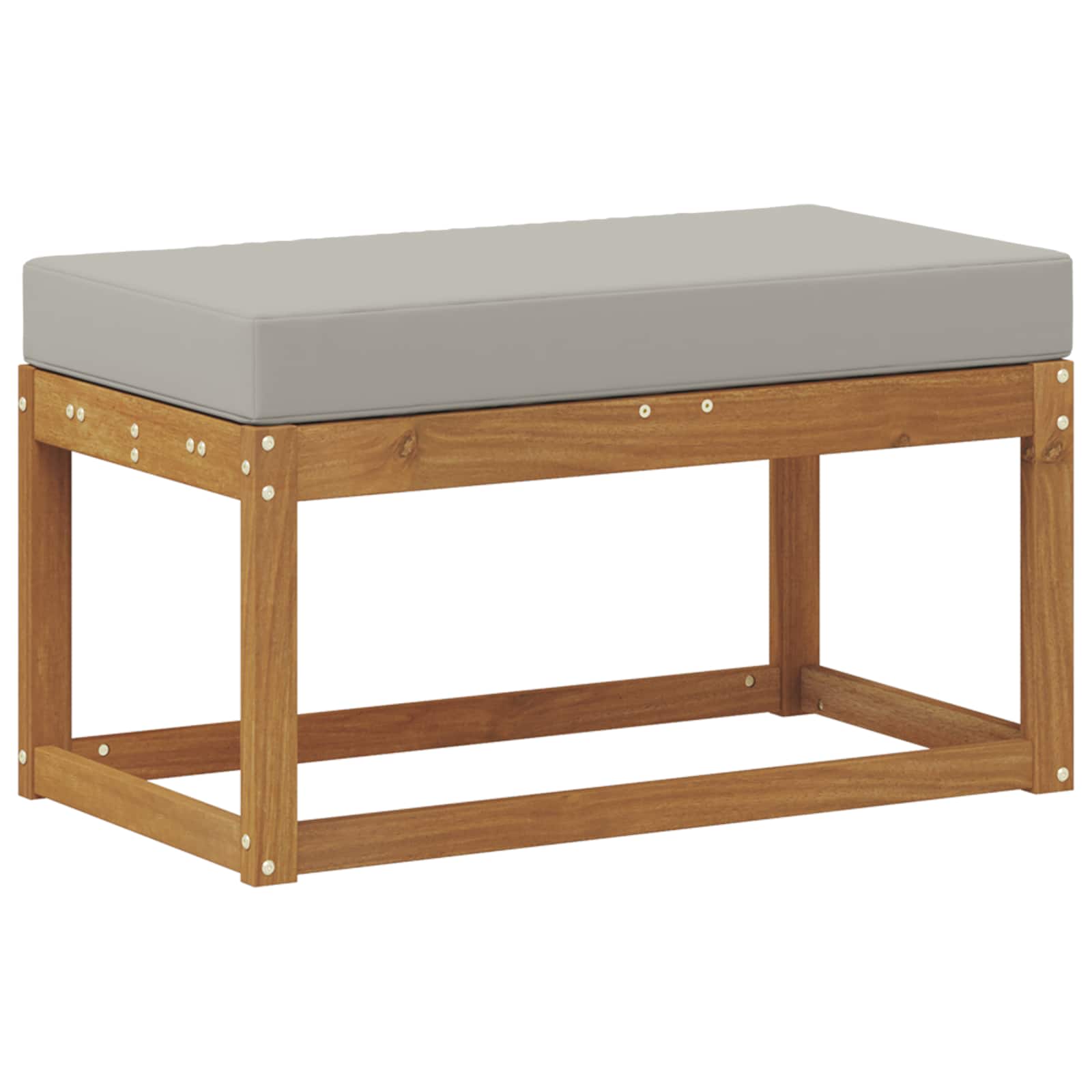 Buitenstoolbank Massief Acaciahout Naturel image 2