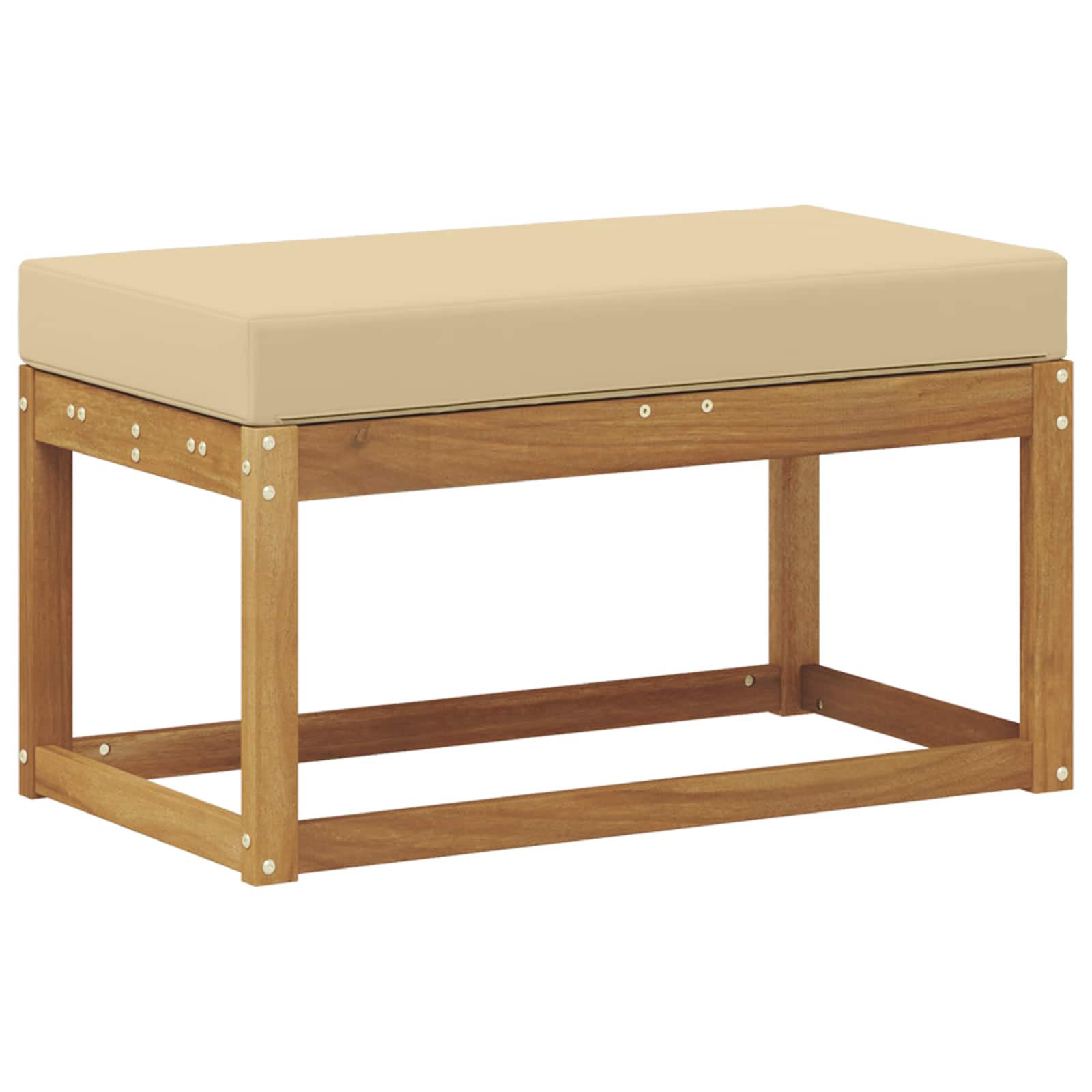 Buitenstoolbank Massief Acaciahout Naturel image 5