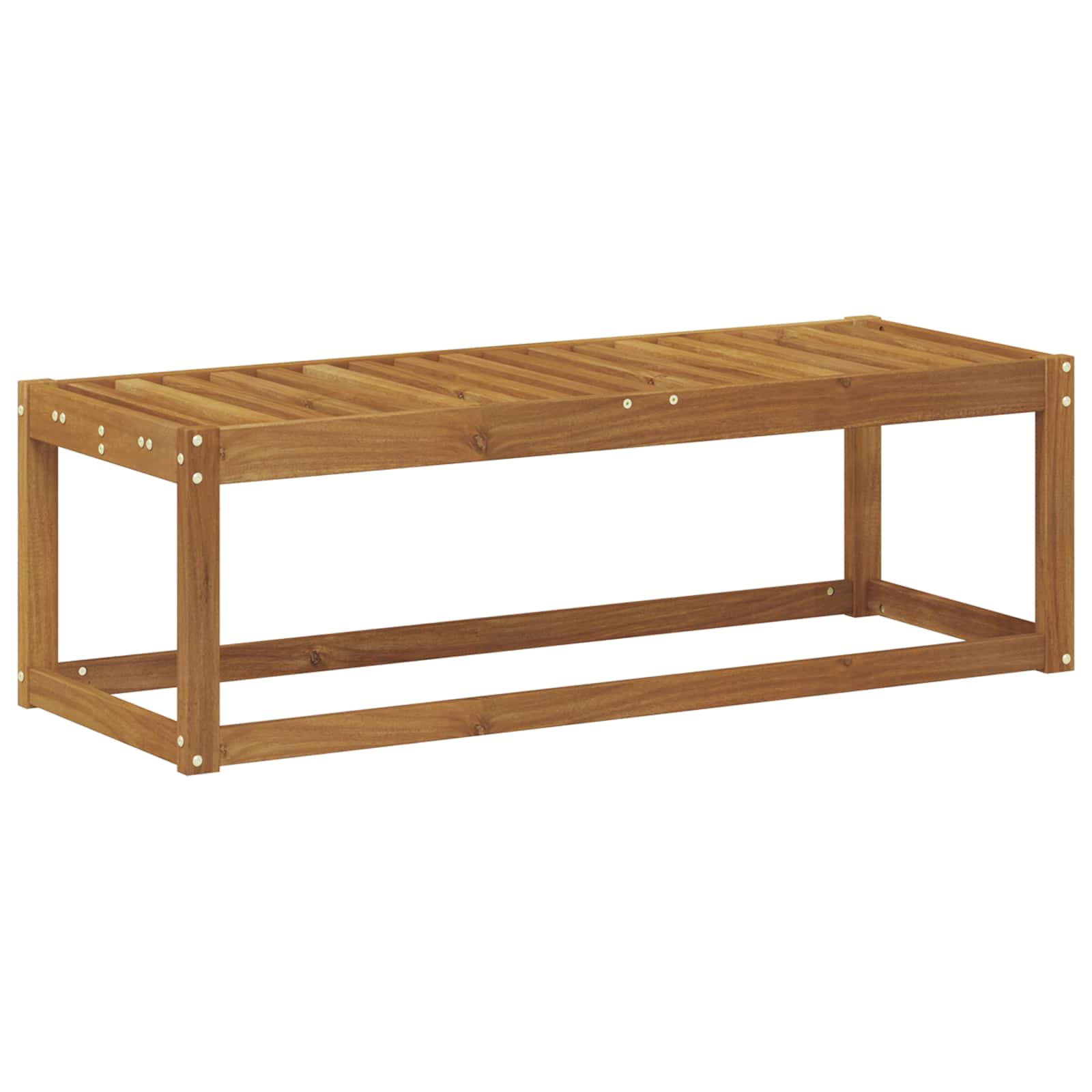 Buitenstoolbank Naturel 115 x 43 x 37 cm Massief Acaciahout image 6