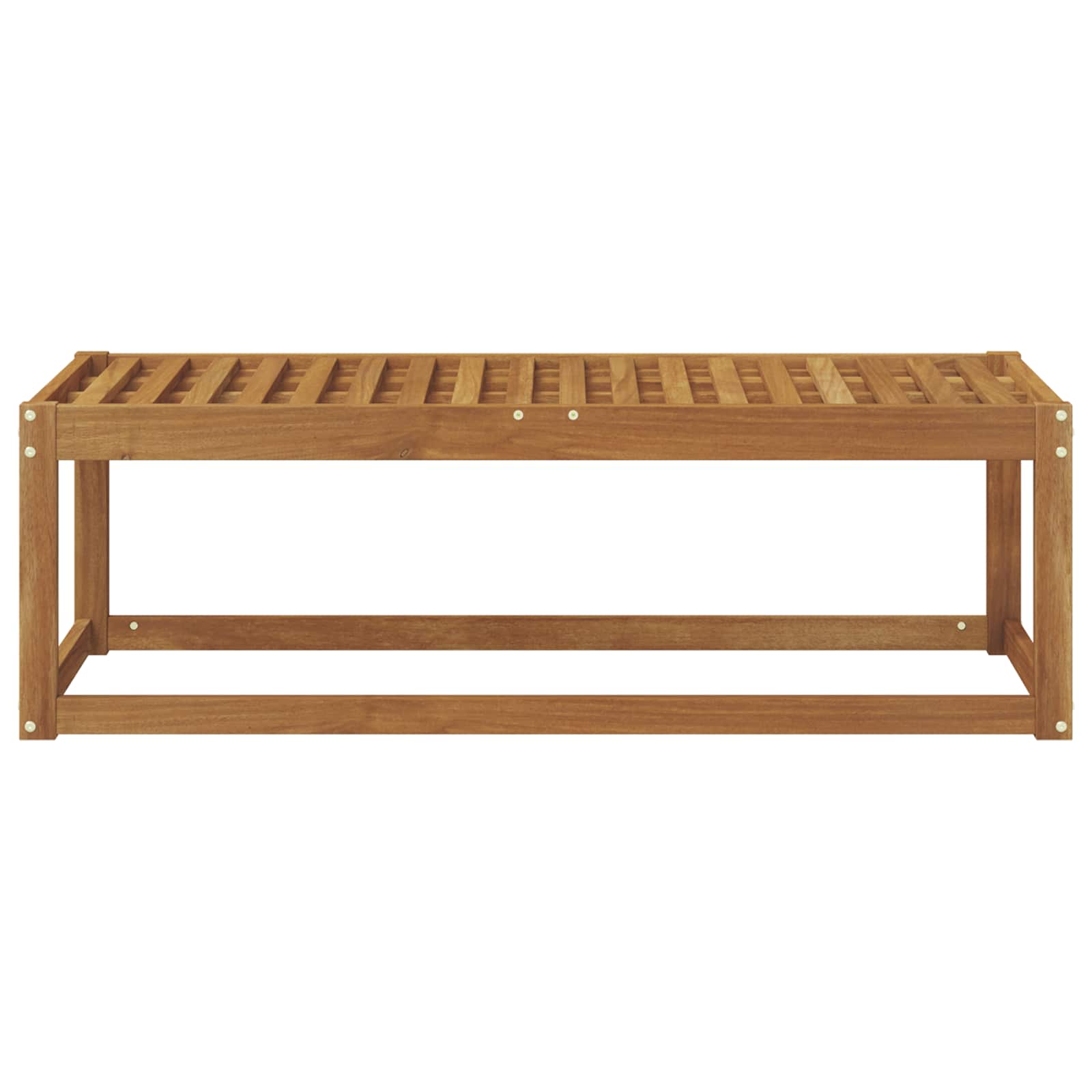 Buitenstoolbank Naturel 115 x 43 x 37 cm Massief Acaciahout image 4