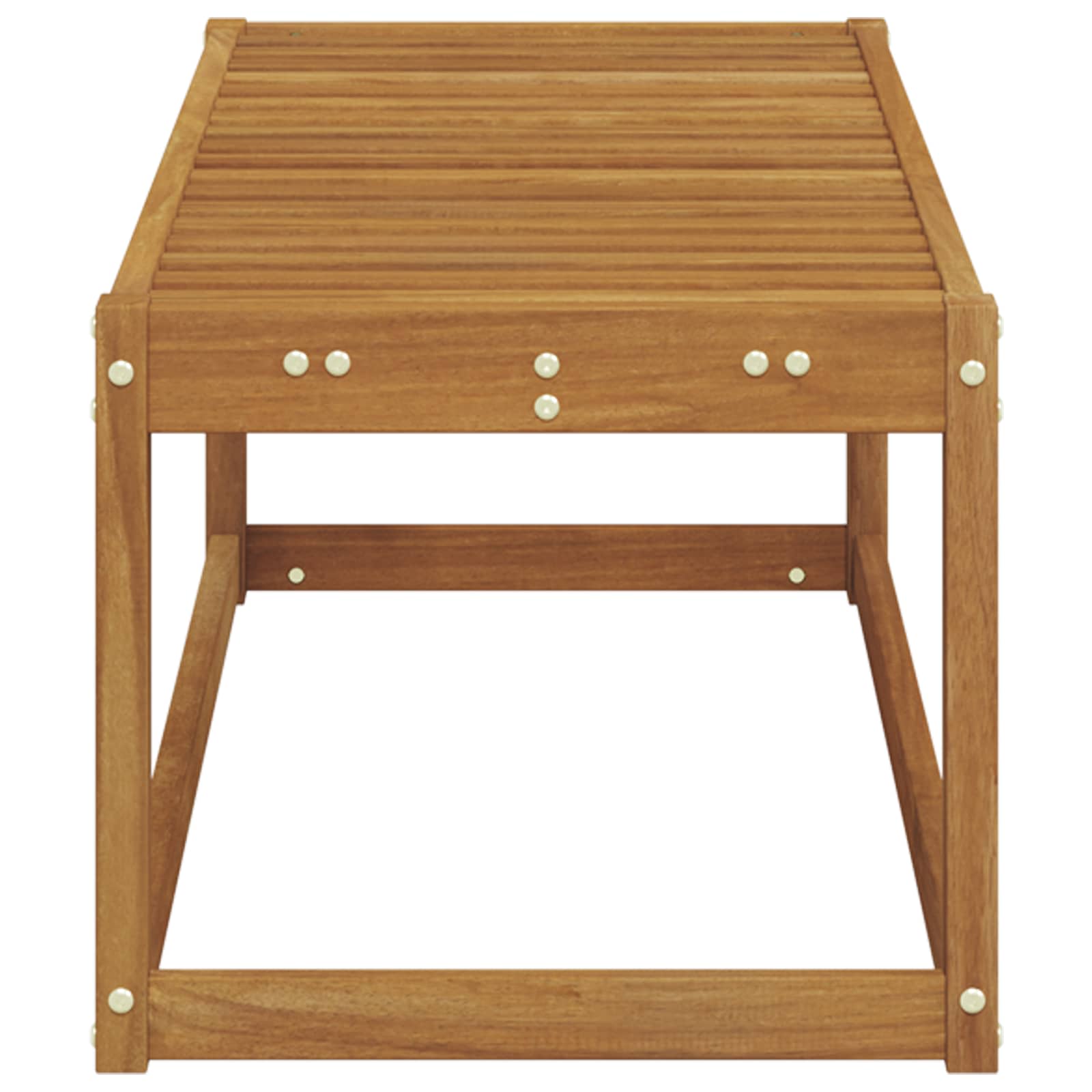 Buitenstoolbank Naturel 115 x 43 x 37 cm Massief Acaciahout image 5