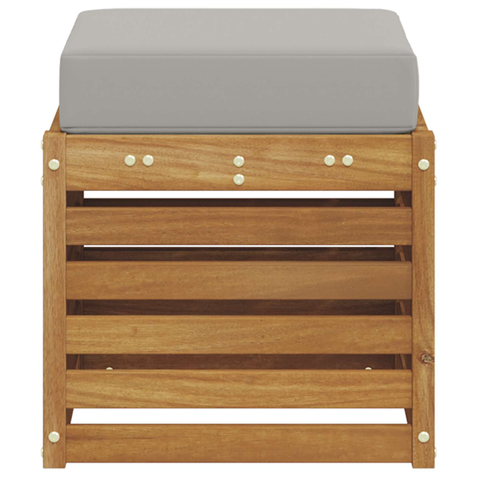 Buitenstoolbank Massief Acaciahout Naturel image 4