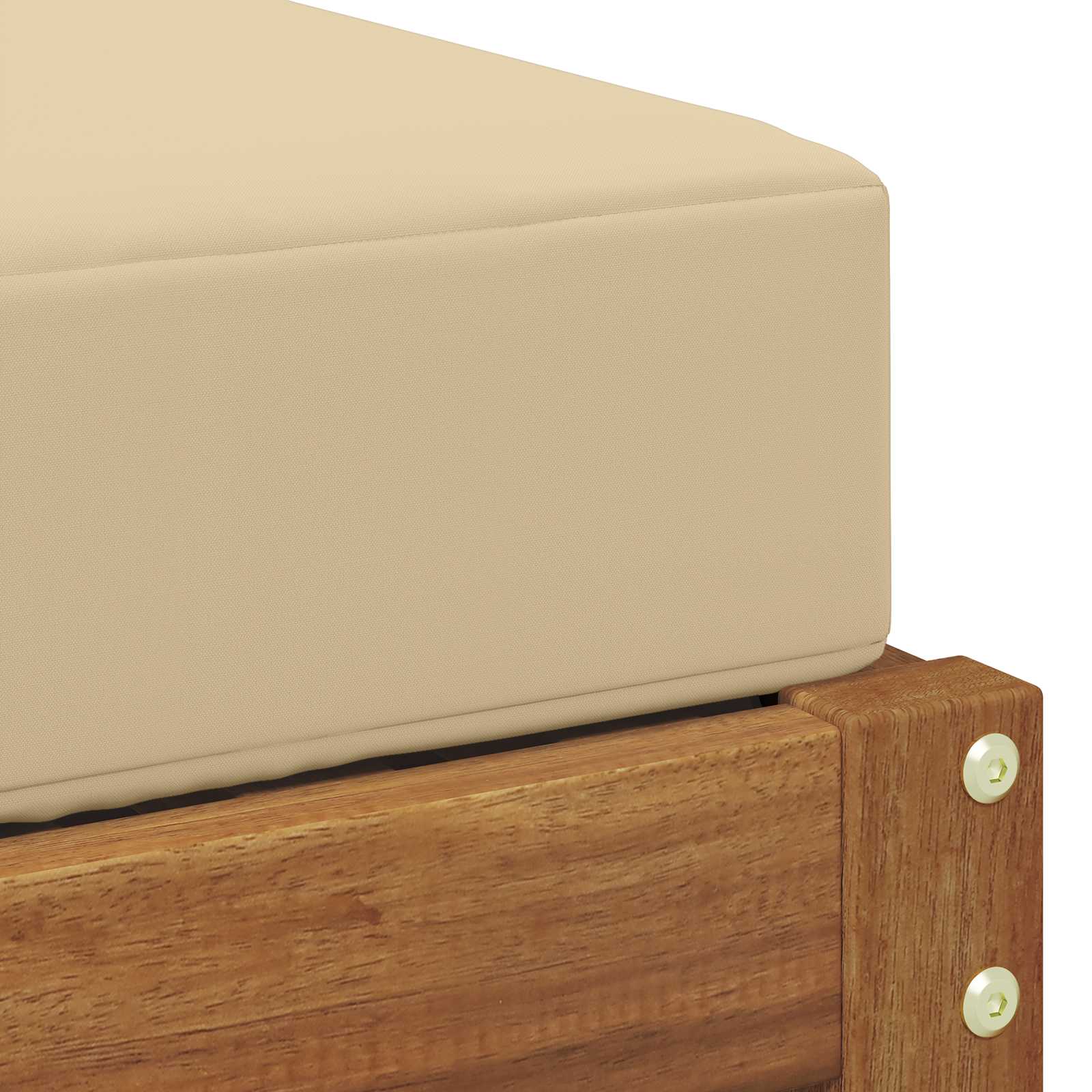 Buitenstoolbank Massief Acaciahout Naturel image 6