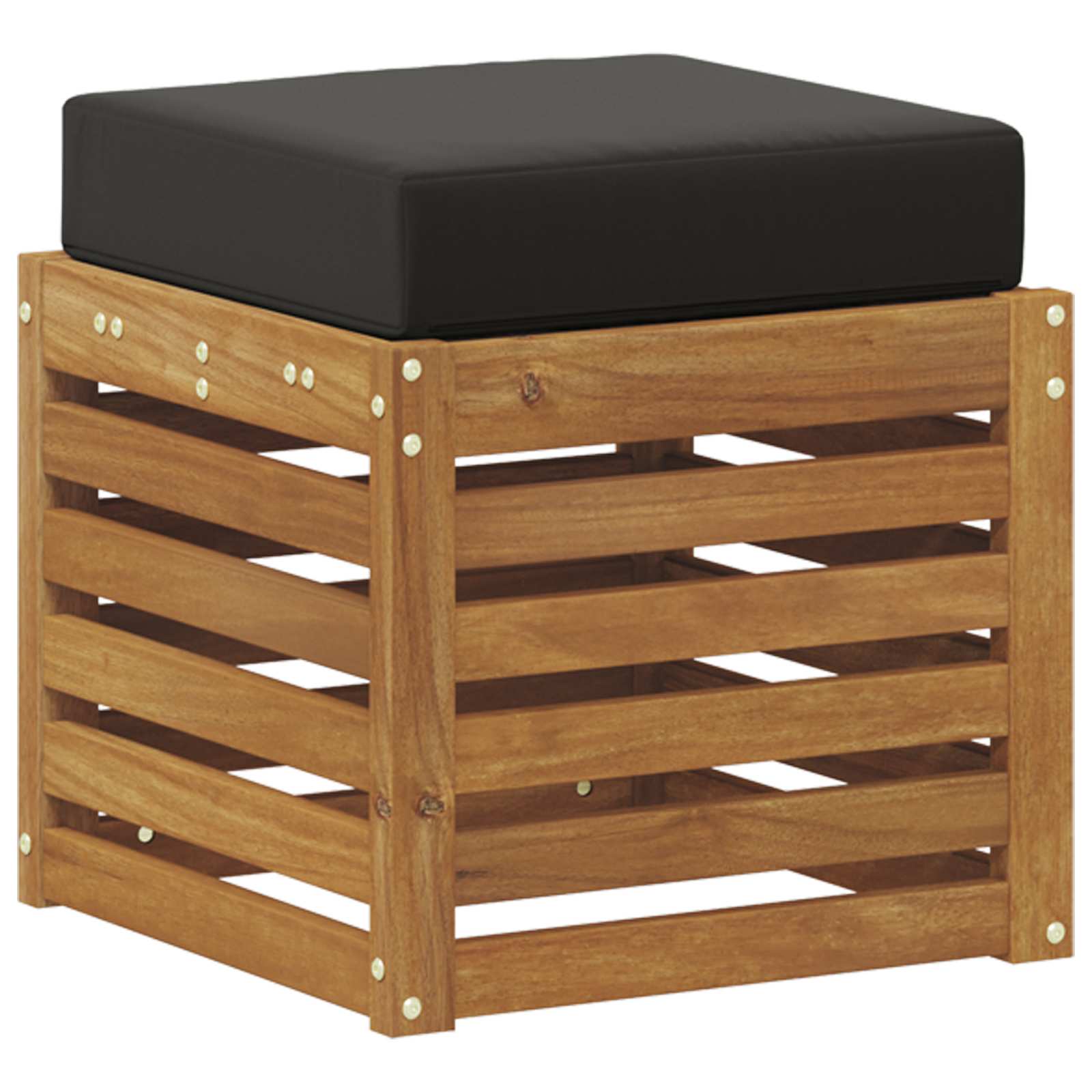 Buitenpoef Bank Massief Acaciahout Naturel image 5