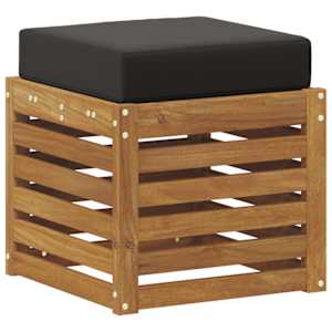 Outdoor Stool Bench Masivní akátové dřevo Přírodní - obrázek 5