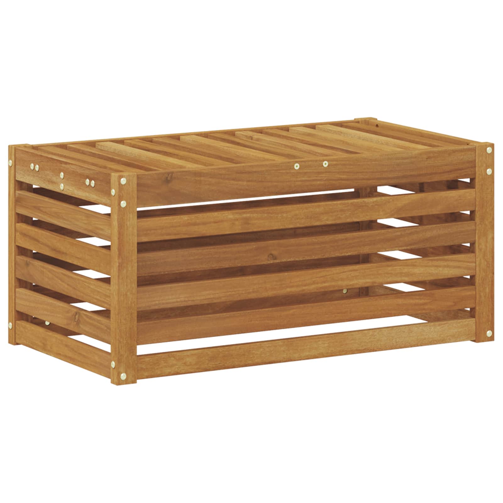 Buitenstoolbank Naturel 79 x 43 x 37 cm Massief Acaciahout image 6