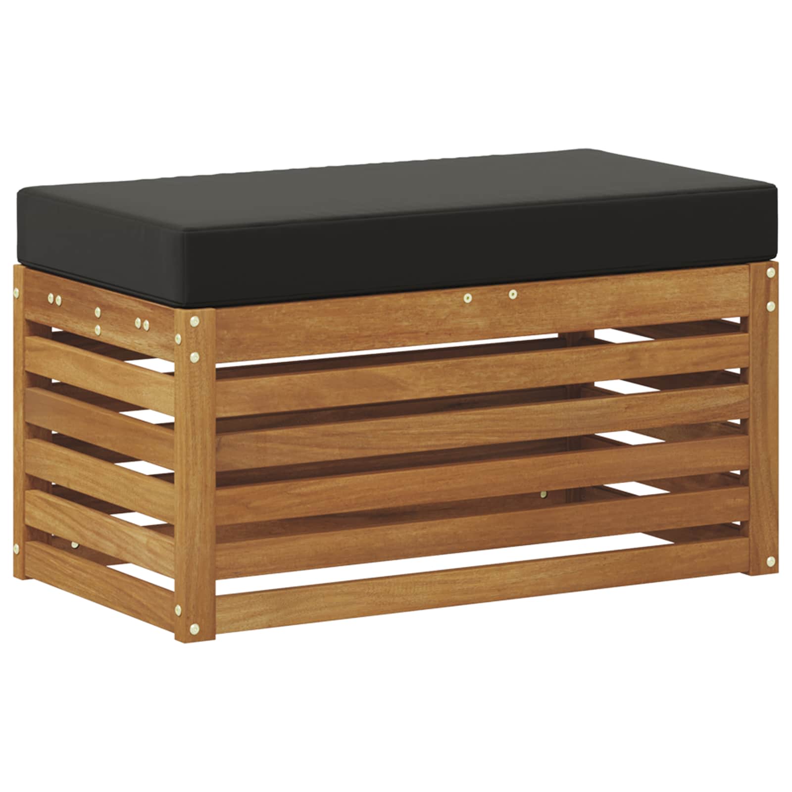 Buitenstoolbank Massief Acaciahout Naturel image 2