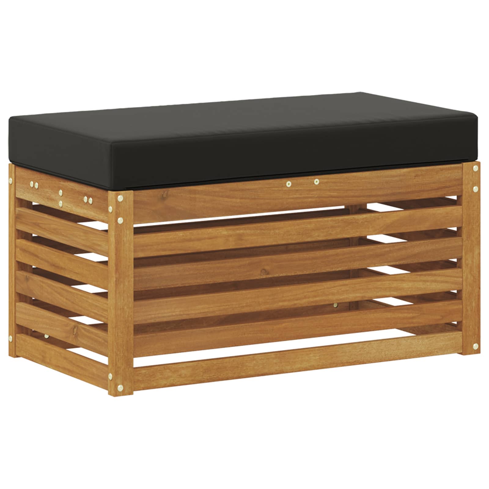 Buitenstoolbank Massief Acaciahout Naturel image 5