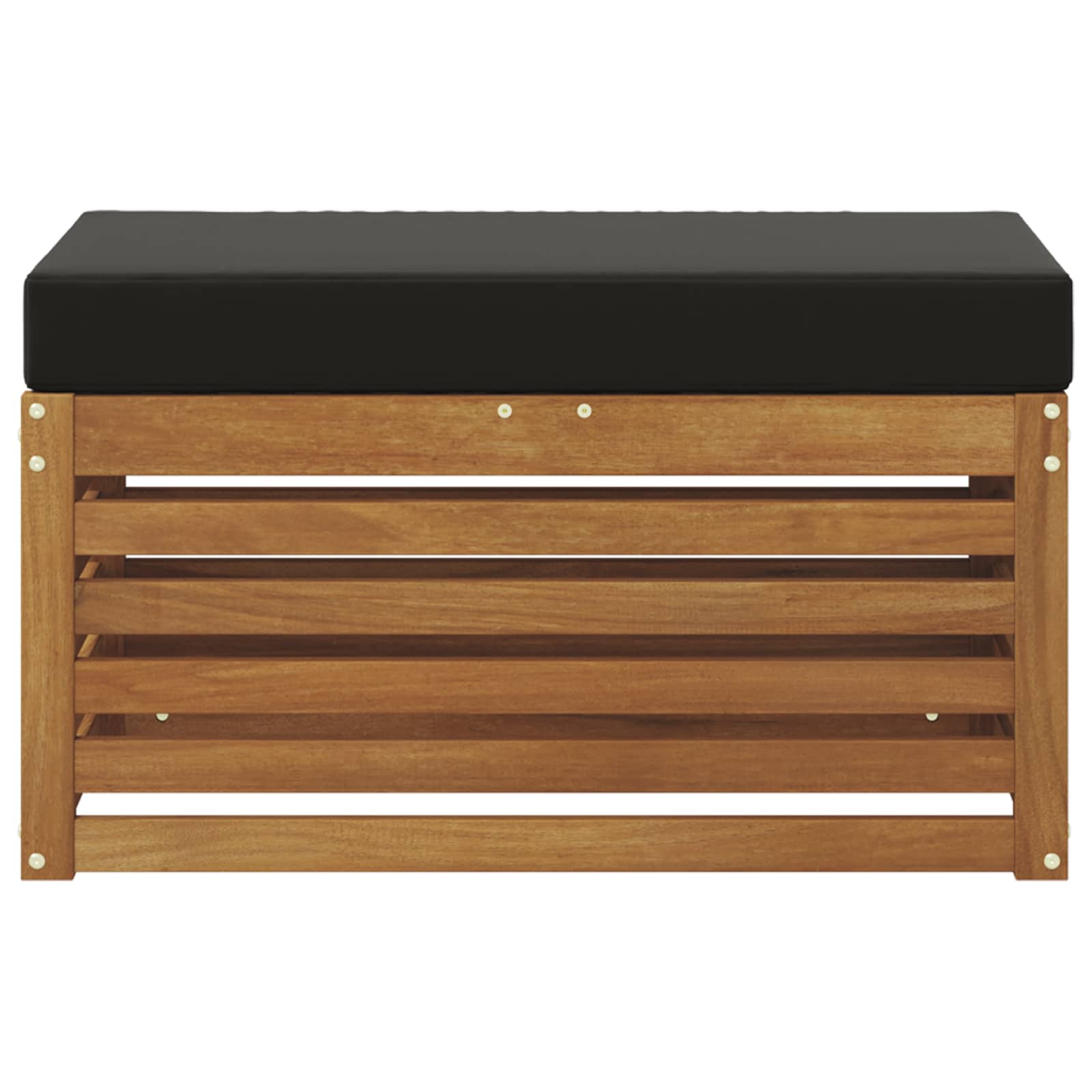 Buitenstoolbank Massief Acaciahout Naturel image 3