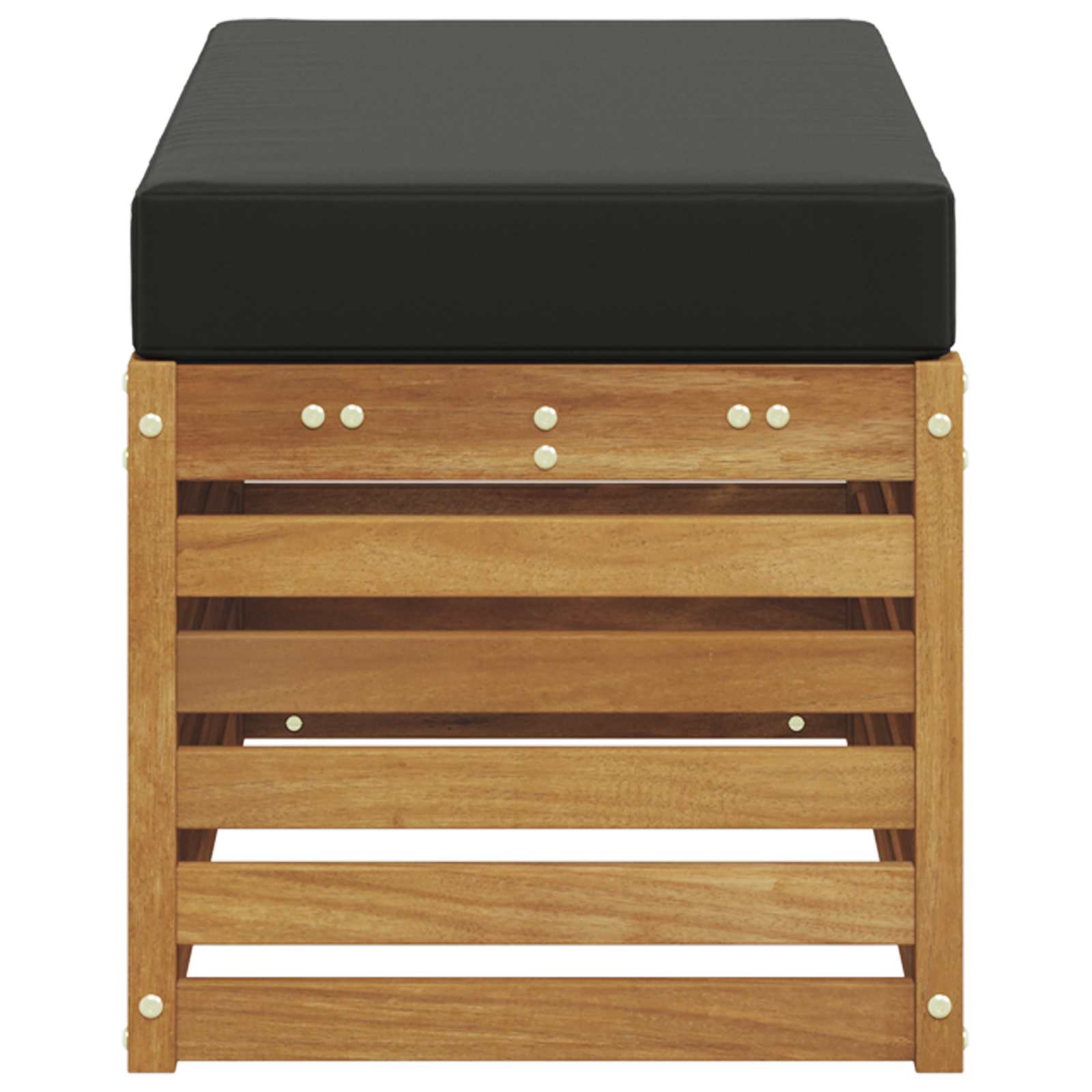 Buitenstoolbank Massief Acaciahout Naturel image 4