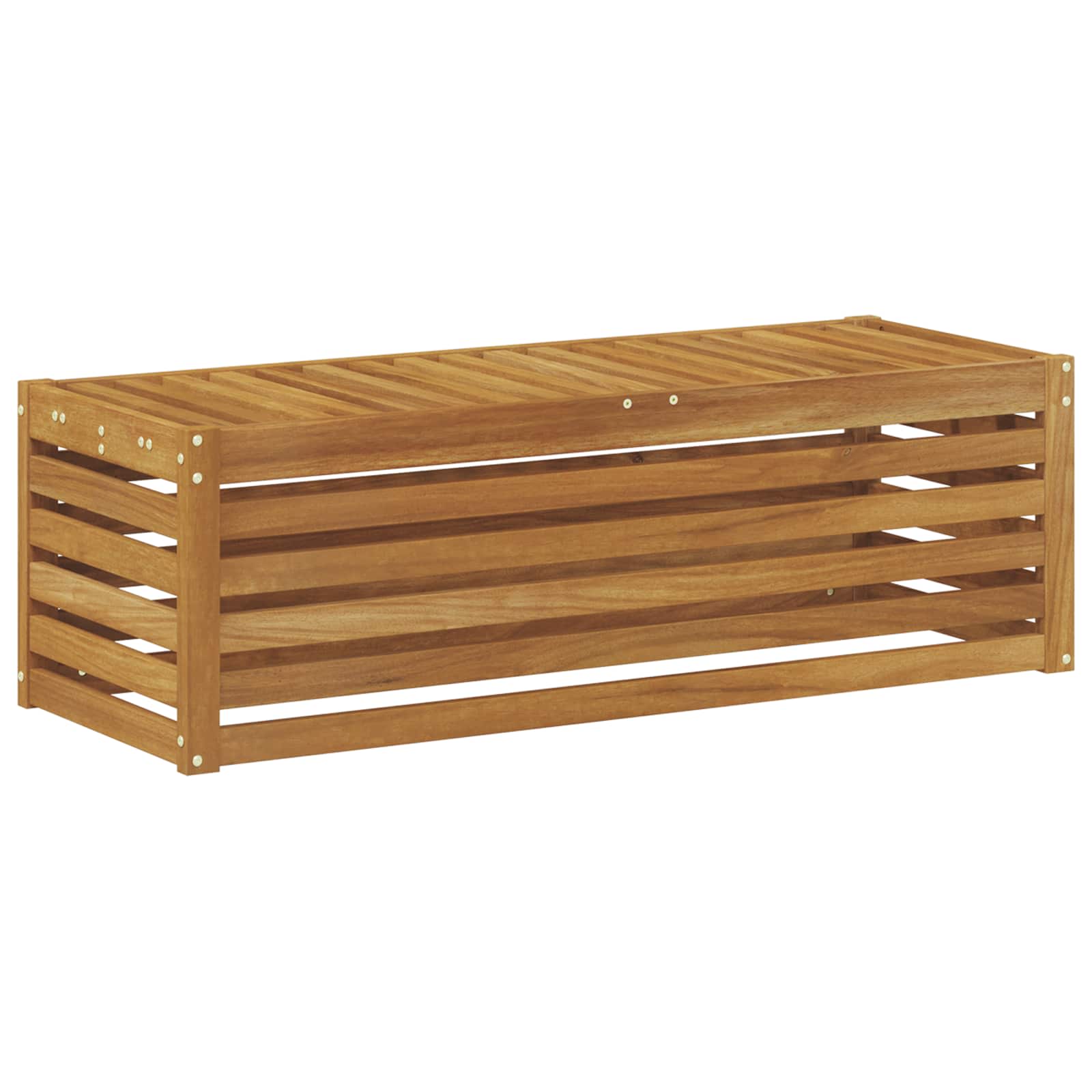 Buitenstoolbank Naturel 115 x 43 x 37 cm Massief Acaciahout image 6