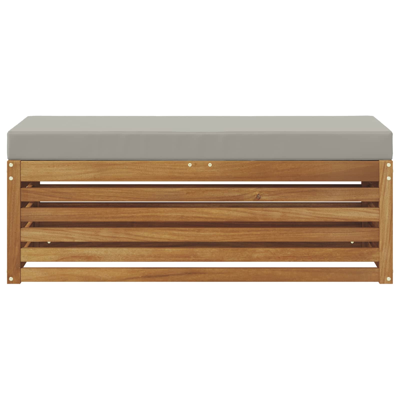 Buitenstoolbank Massief Acaciahout Naturel image 3