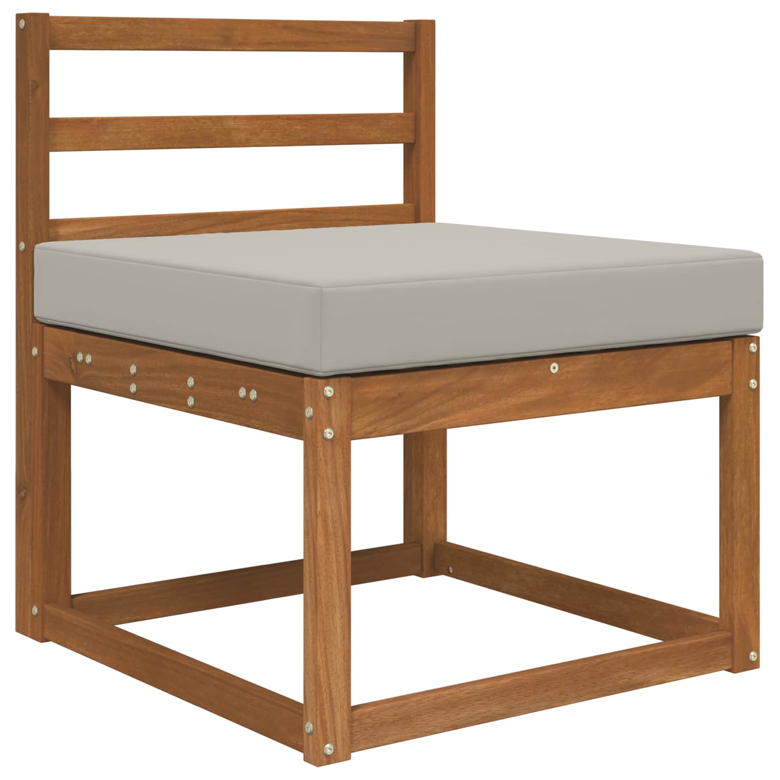 Buiten bankkussen Grijs 60 x 60 x 8 cm Polyester image 3