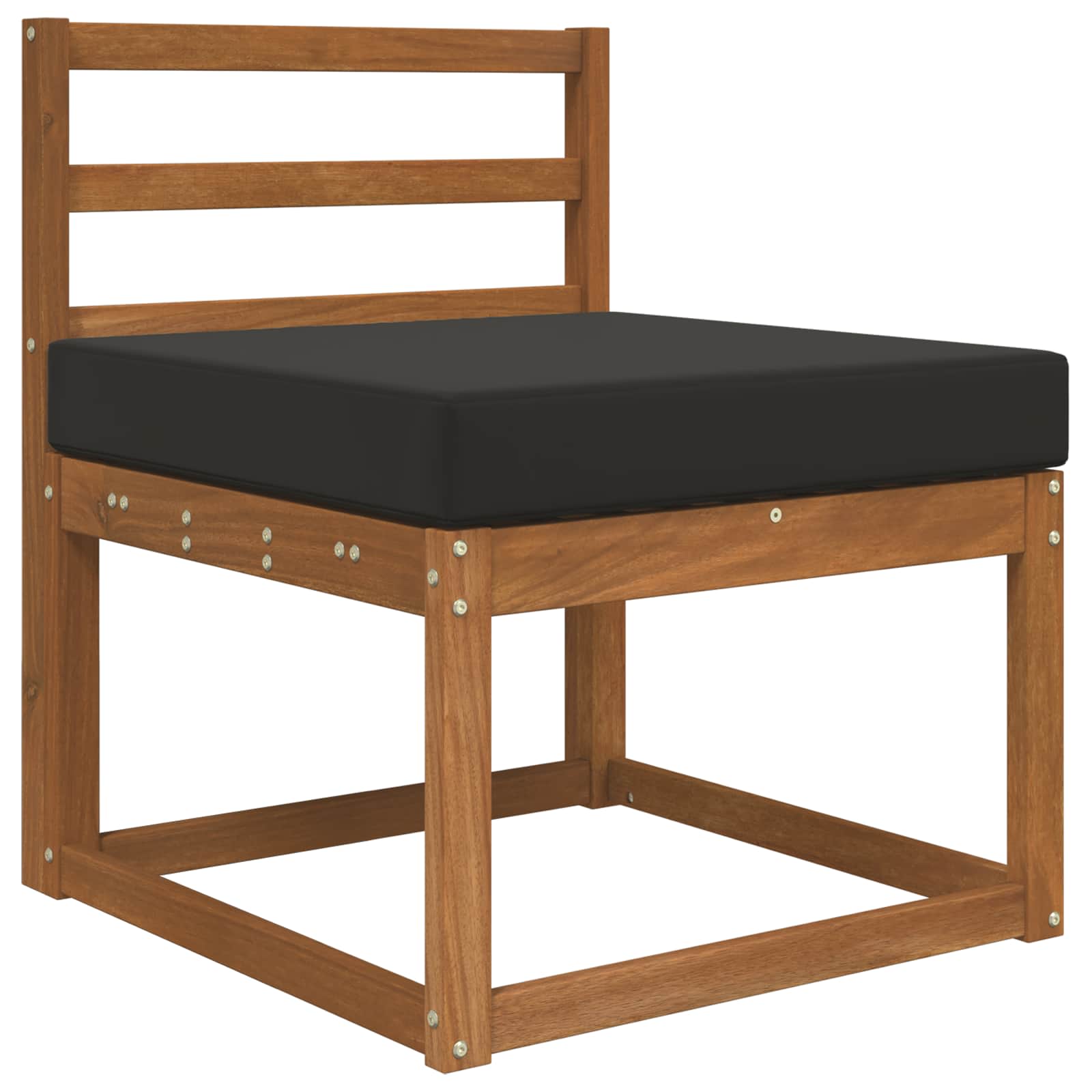 Buiten bankkussen Zwart 60 x 60 x 8 cm Polyester image 3