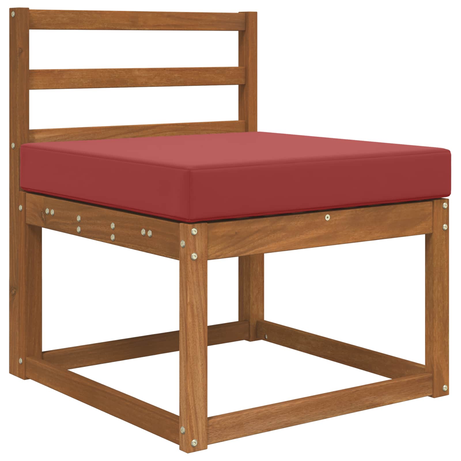 Buiten bankkussen Wijnrood 60 x 60 x 8 cm Polyester image 3