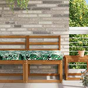 Zunanja blazina za kavč Vzorec lista 60 x 60 x 8 cm Poliester