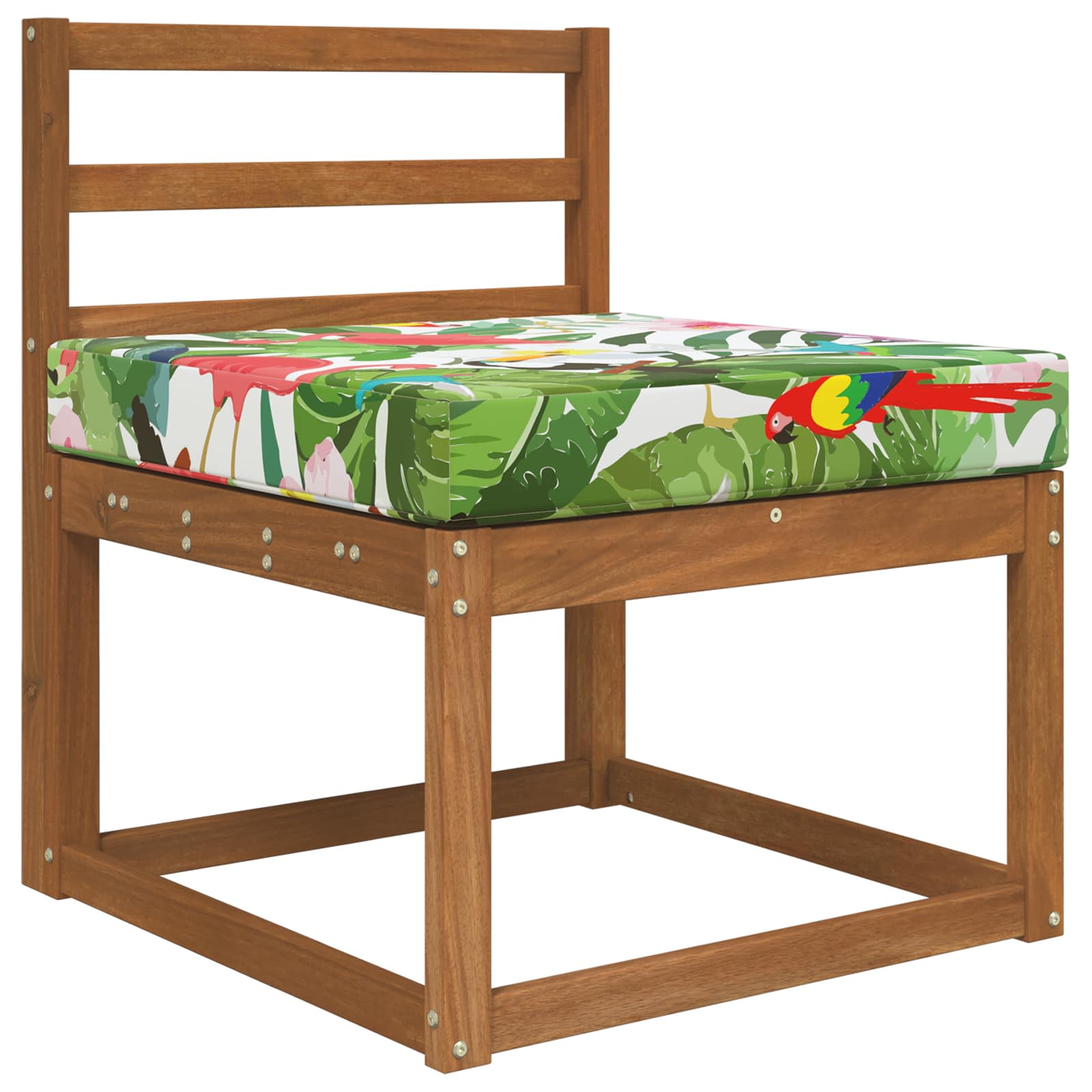 Buiten bankkussen kleurrijk 60 x 60 x 8 cm Polyester image 3