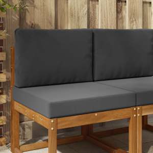 Zunanja blazina za kavč 2 pcs Antracit Poliester