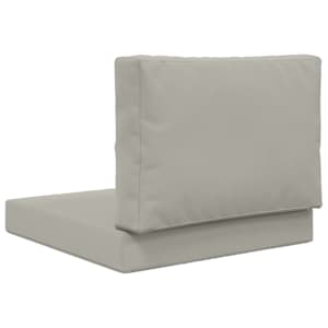 Venkovní polštář na pohovku 2 pcs Šedý Polyester - obrázek 7