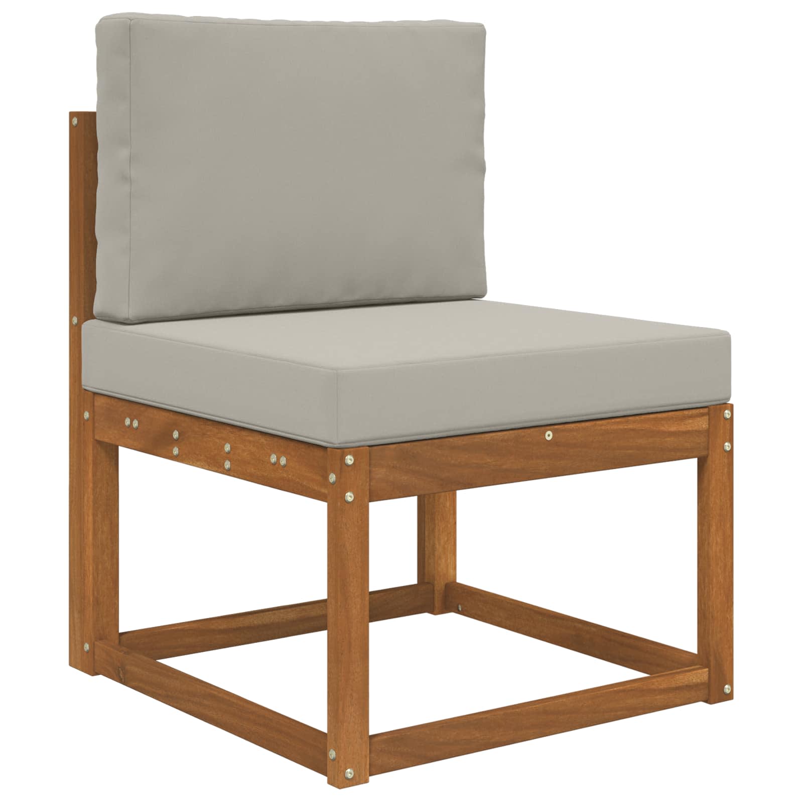 Buiten bankkussen 2 pcs Grijs Polyester image 3