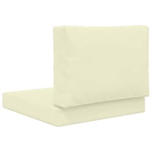 Venkovní polštář na pohovku 2 pcs Krémová Polyester - obrázek 7