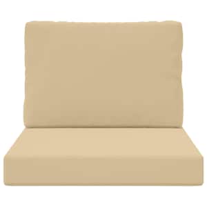 Venkovní polštář na pohovku 2 pcs Béžová Polyester - obrázek 6