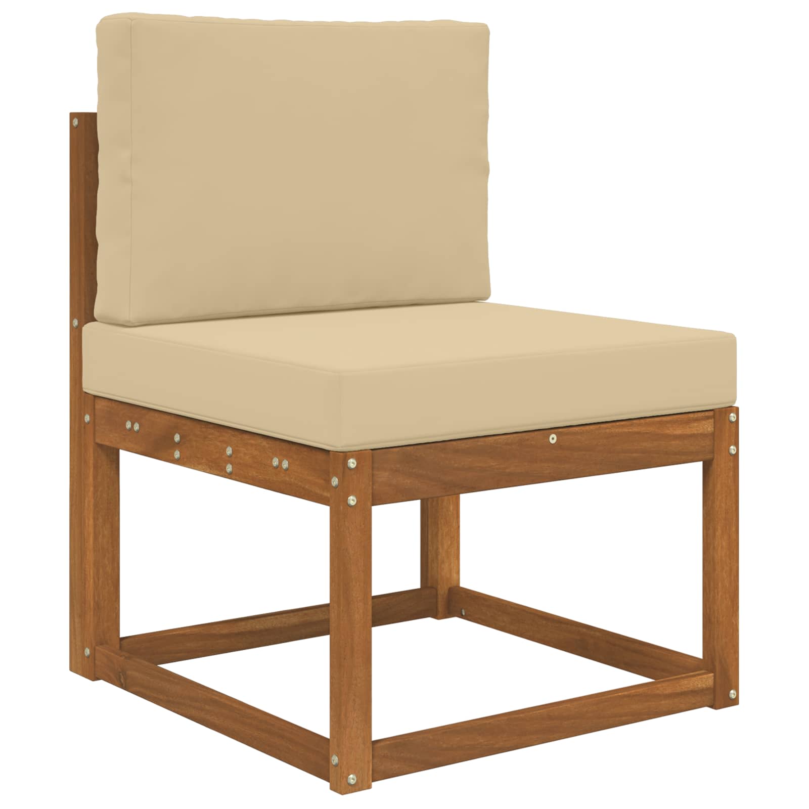 Buiten bankkussen 2 pcs Beige Polyester image 3