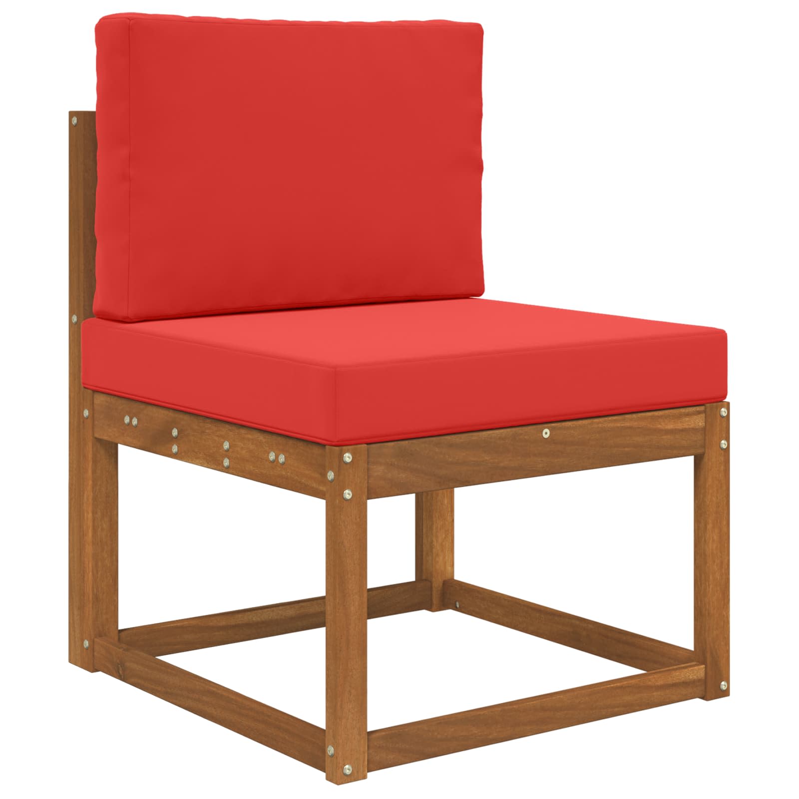 Buiten bankkussen 2 pcs Rood Polyester image 3