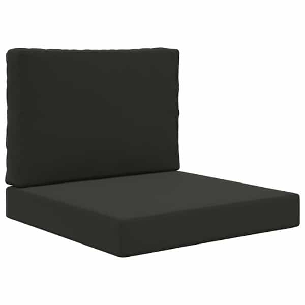 vidaXL V&auml;lim&ouml;&ouml;blitugi patja Pol&uuml;ester Must 60 x 60 x 8 cm