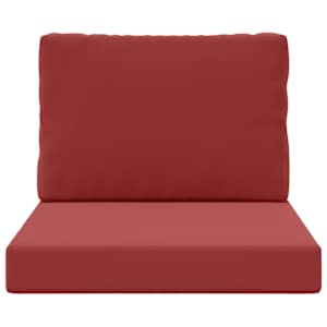 Venkovní polštář na pohovku 2 pcs vínová červená Polyester - obrázek 6